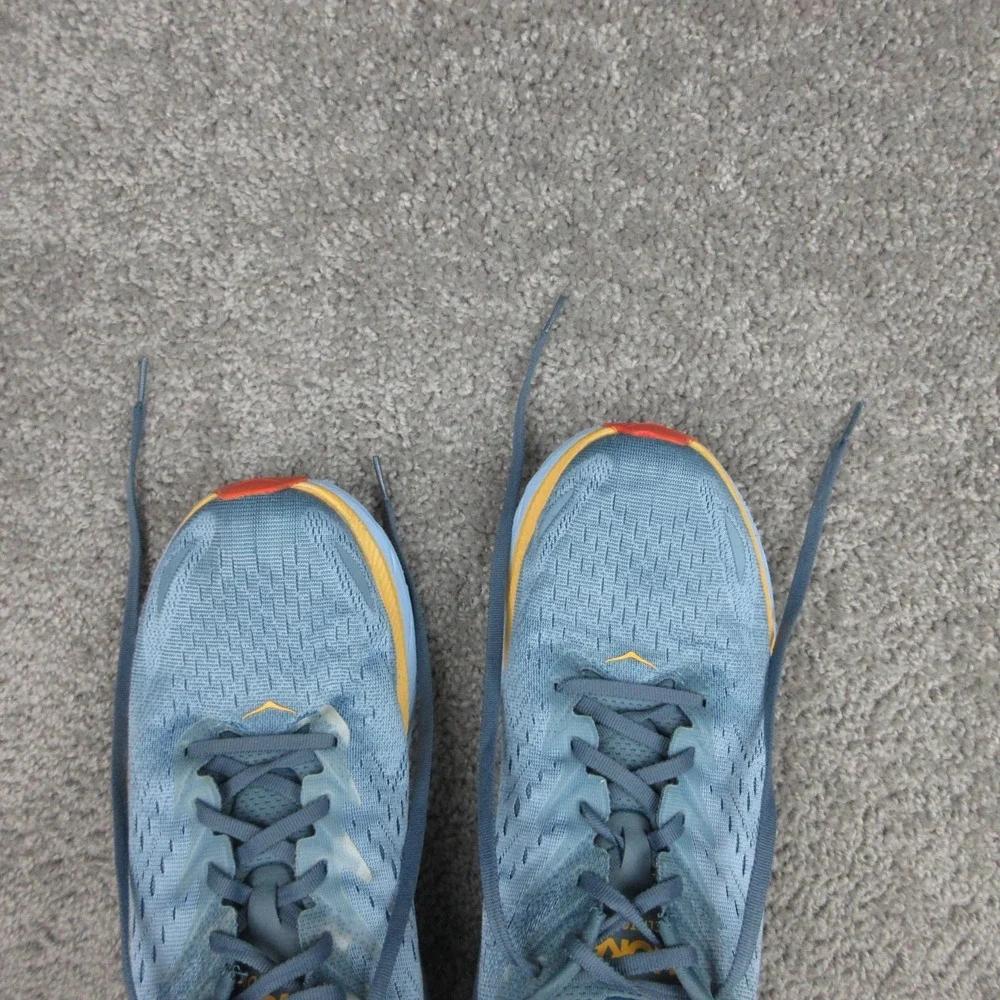 Hoka One One Sneakers Mens Size 12.5 D US Blue Clifton 8 Running Shoes Trainers